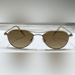 RARE Authentic Oliver Peoples Gold Aero Sunglasses (51)